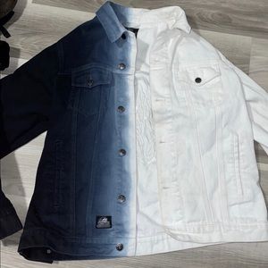 Sketchy Tank men’s denim split jacket